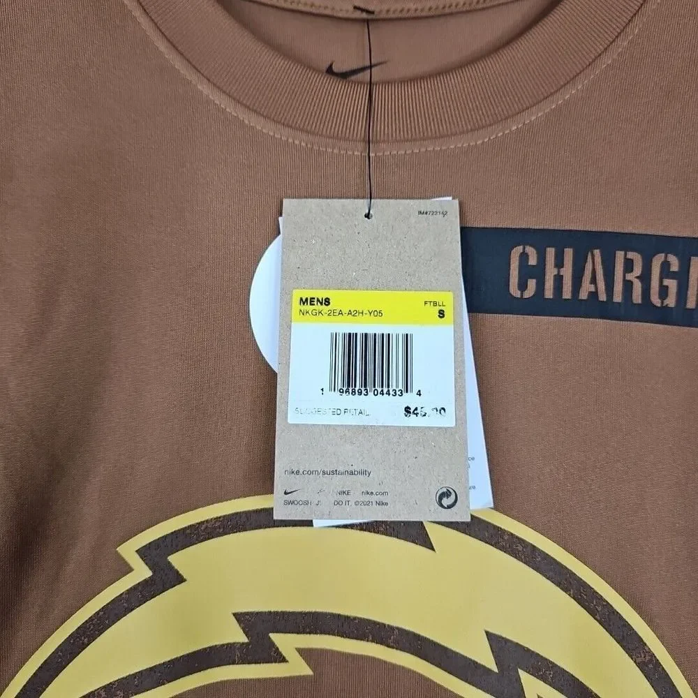 Nike Los Angeles Chargers NFL 2023 Salute To Service Legend Shirt Men's Size S - Picture 6 of 9